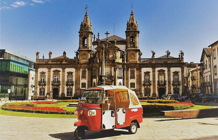 Braga is een stad vol prachtige architectuur, zoals de San Marcos Hospital Church 