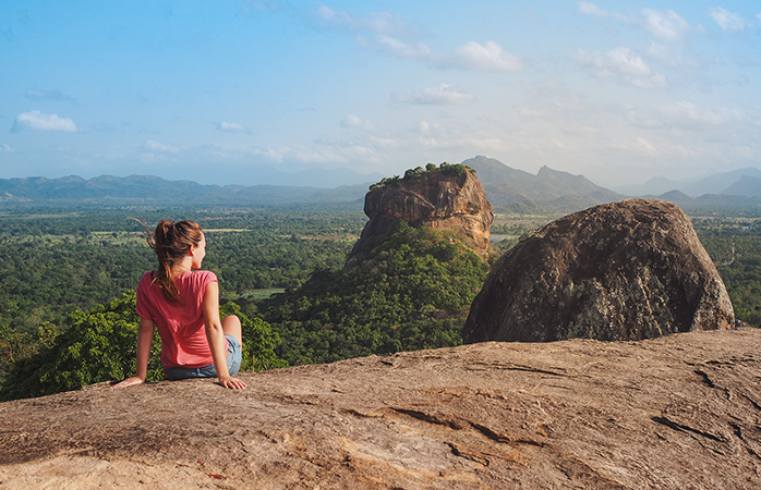 Roëll in Sri Lanka - één van haar favoriete bestemmingen.