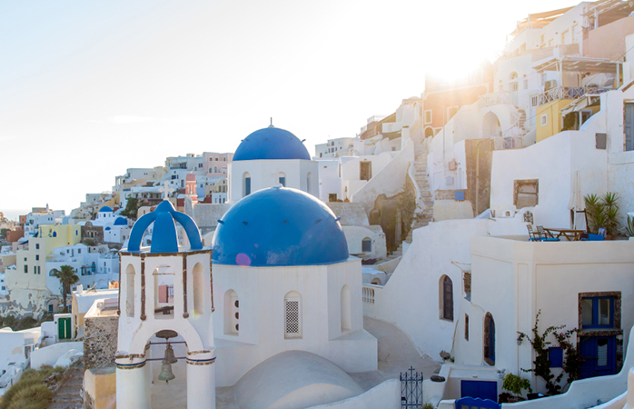 Het mooie Griekse eiland Santorini