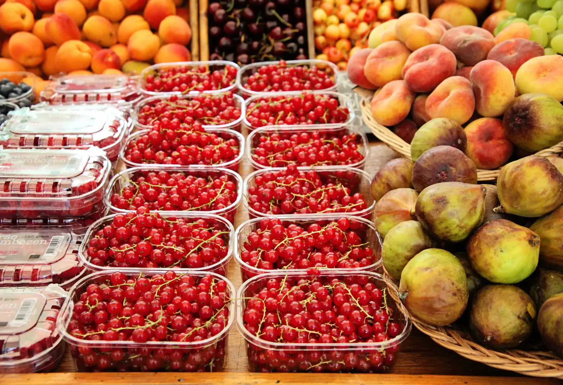 Lokale producten op de Noordermarkt.
