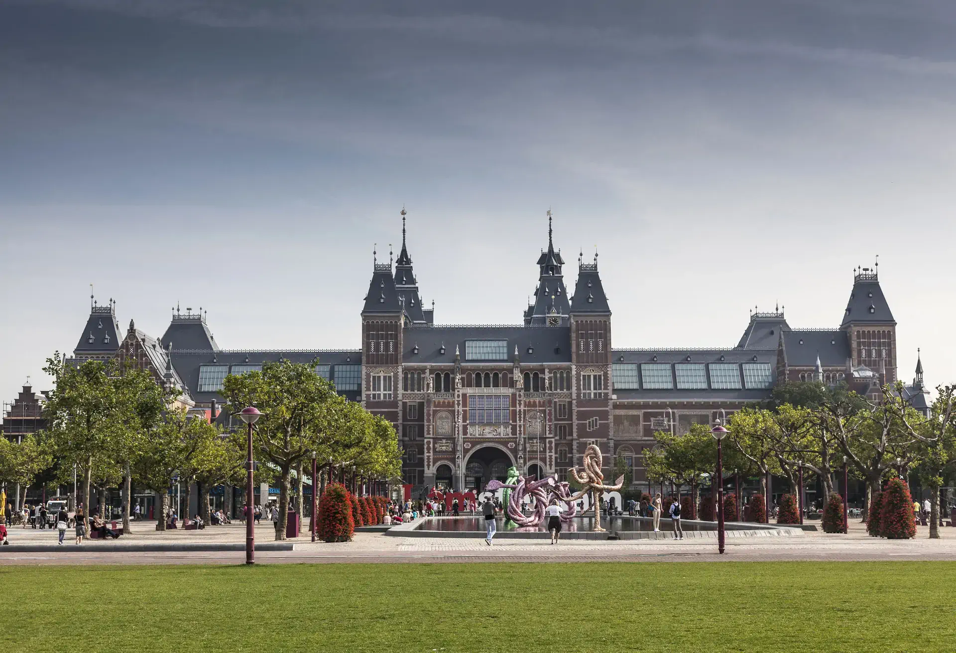 Buiten bij het Museumplein